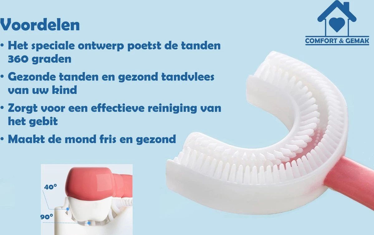 Tandenborstel Voor Baby En Kind - Eenvoudig, Hygiënisch En De Oplossing Voor Tandenpoetsen Bij Kinderen - BPA Vrij – BLAUW 7 Tandenborstel Voor Baby En Kind - Eenvoudig, Hygiënisch En De Oplossing Voor Tandenpoetsen Bij Kinderen - BPA Vrij – BLAUW - Afbeelding 7