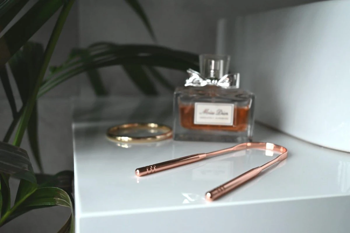 OrganiBrush 100% Koper Tongschraper / Tongreiniger - Antibacterieel - 1 Stuk 5 OrganiBrush 100% Koper Tongschraper / Tongreiniger - Antibacterieel - 1 Stuk - Afbeelding 5