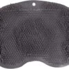 JEKO® - Voetscrubber - Douche Borstel - Voetmassage - Douchemat Antislip Zuignappen - Massage Mat - Voet Verzorging - Rug Wasser - Voetwasser - Grijs