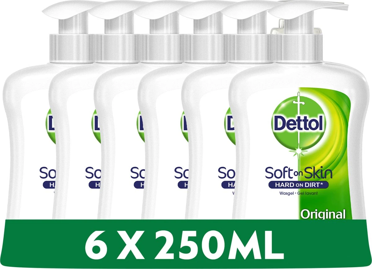 Dettol - Handzeep - Antibacterieel - Original - 6 X 250 Ml 4 Dettol - Handzeep - Antibacterieel - Original - 6 X 250 Ml - Afbeelding 4