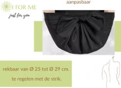 1FORME Douchemuts Dames Zero Waste – Droog Haar Thuis / Vakantie – Douchekap Satijn / PE Zwart -Verzorgings Producten Winkel 1200x879 1