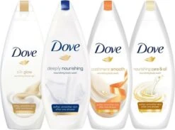 Dove Silk Douchegel - 6 X 500ml - Voordeelverpakking -Verzorgings Producten Winkel 1200x890