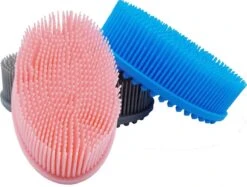 Blubs® – Handborstel – Babyborstel – Badborstel – Doucheborstel – Massage – Siliconen – Wasborstel – Dry Brush – Lichaamsborstel – Scrubborstel – Huidborstel – Roze -Verzorgings Producten Winkel 1200x910
