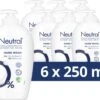 Neutral Vloeibare Handzeep Parfumvrij - 6 X 250 Ml - Voordeelverpakking