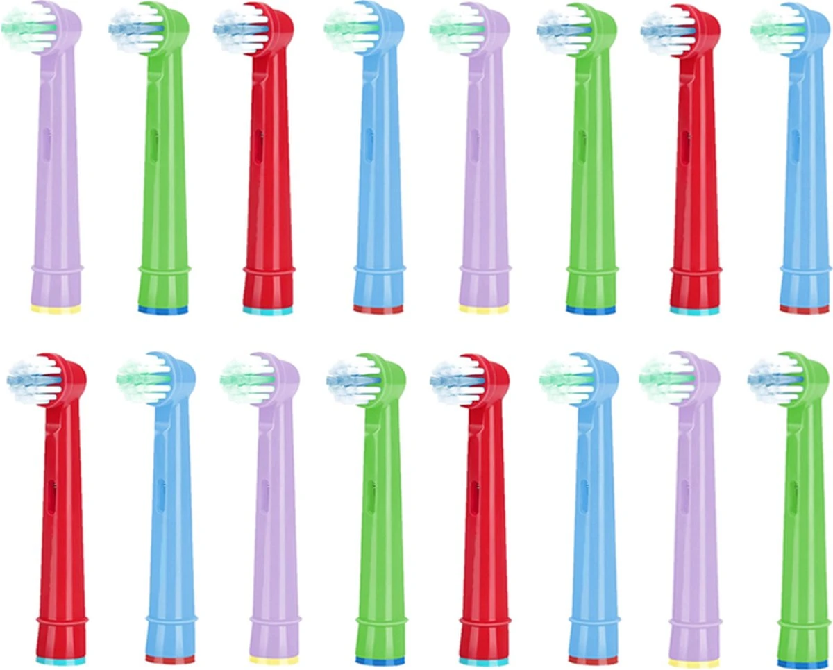 Cosity - Universele Opzetborstels Voor Kinderen - Voor Kids - Geschikt Voor Oral-B - 16 Stuks - Soft 1 Cosity - Universele Opzetborstels Voor Kinderen - Voor Kids - Geschikt Voor Oral-B - 16 Stuks - Soft