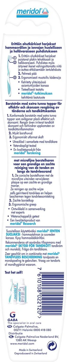 Meridol Tandenborstel Zacht - 3 Stuks - Voordeelverpakking 7 Meridol Tandenborstel Zacht - 3 Stuks - Voordeelverpakking - Afbeelding 7