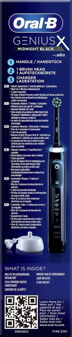 Oral B Oral-B Genius X - Special Editie - Zwart - Elektrische Tandenborstel - 1 Handvat En 1 Opzetborstel 12 Oral B Oral-B Genius X - Special Editie - Zwart - Elektrische Tandenborstel - 1 Handvat En 1 Opzetborstel -Verzorgings Producten Winkel 258x1200 3