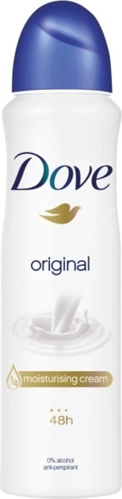 Dove Original Anti-transpirant Deodorant Spray - 6 X 150 Ml - Voordeelverpakking -Verzorgings Producten Winkel 295x1200 2