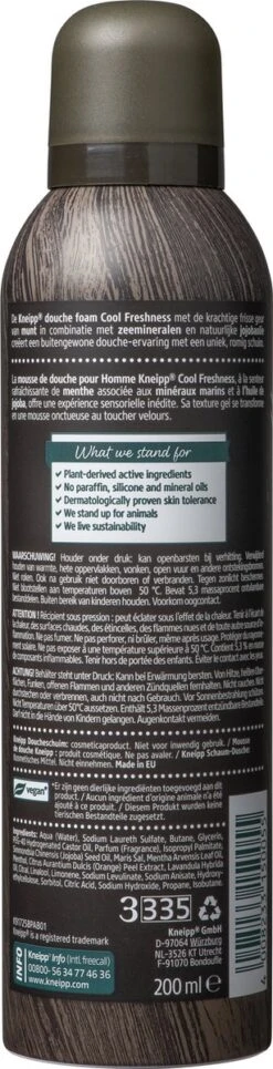 Kneipp Men - Cool Freshness - Douche Foam -Verzorgings Producten Winkel 307x1200 10