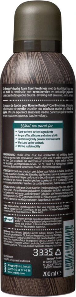 Kneipp Men - Cool Freshness - Douche Foam -Verzorgings Producten Winkel 308x1200 14