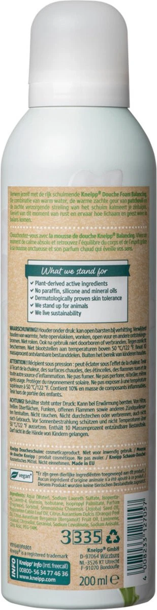 Kneipp Balancing - Douche Foam 9 Kneipp Balancing - Douche Foam - Afbeelding 9