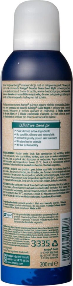 Kneipp Good Night - Douche Foam 8 Kneipp Good Night - Douche Foam -Verzorgings Producten Winkel 310x1200