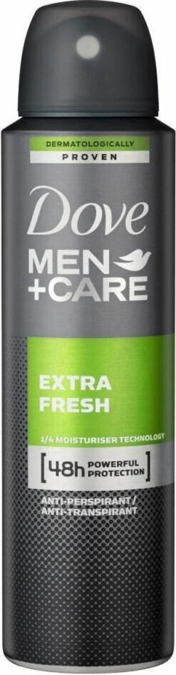 Dove Men+Care Extra Fresh Anti-Transpirant Deodorant Spray - 6 X 150 Ml - Voordeelverpakking -Verzorgings Producten Winkel 313x1200 3