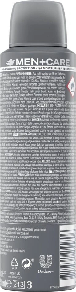 Dove Men+Care Sensitive Shield Anti-Transpirant Deodorant Spray - 6 X 150 Ml - Voordeelverpakking -Verzorgings Producten Winkel 315x1200 6