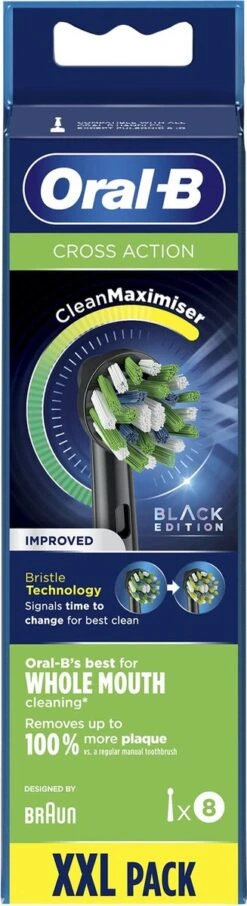 Oral B Oral-B CrossAction - Met CleanMaximiser-technologie - Opzetborstels - Zwart - 8 Stuks -Verzorgings Producten Winkel 327x1200 7