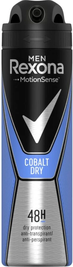 Rexona Men Cobalt Dry Anti-transpirant Deodorant Spray - 6 X 150 Ml - Voordeelverpakking -Verzorgings Producten Winkel 330x1200 2