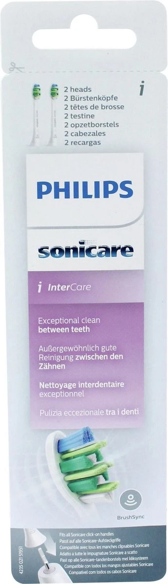Philips Sonicare InterCare Standaard HX9002/10 - Opzetborstel - 2 Stuks 1 Philips Sonicare InterCare Standaard HX9002/10 - Opzetborstel - 2 Stuks