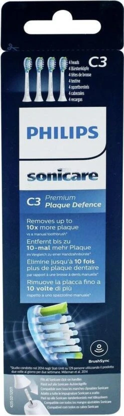 Philips Sonicare C3 Premium Plaque Defense HX9044/17 - Opzetborstel - 4 Stuks -Verzorgings Producten Winkel 360x1200 5