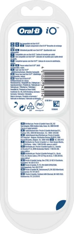 Oral B Oral-B IO Gentle Care Opzetborstels Wit 4 Stuks -Verzorgings Producten Winkel 379x1200 2
