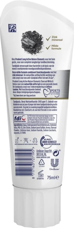 Prodent Charcoal Whitening & Detox Tandpasta - 12 X 75 Ml - Voordeelverpakking -Verzorgings Producten Winkel 390x1200 5