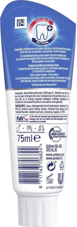 Prodent Cool Mint Tandpasta - 12 X 75 Ml - Voordeelverpakking 13 Prodent Cool Mint Tandpasta - 12 X 75 Ml - Voordeelverpakking -Verzorgings Producten Winkel 409x1200 5