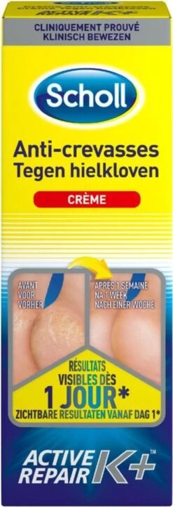 Scholl Klovenzalf - K+ Creme - Voor Hielkloven En Ruwe, Droge Huid -Verzorgings Producten Winkel 411x1200