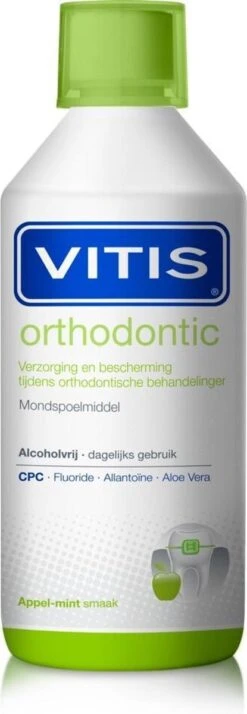 3x Vitis Orthodontic Mondwater 500 Ml -Verzorgings Producten Winkel 415x1200 3