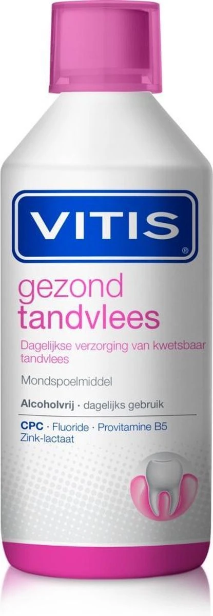 3x Vitis Gezond Tandvlees Mondwater 500 Ml 1 3x Vitis Gezond Tandvlees Mondwater 500 Ml