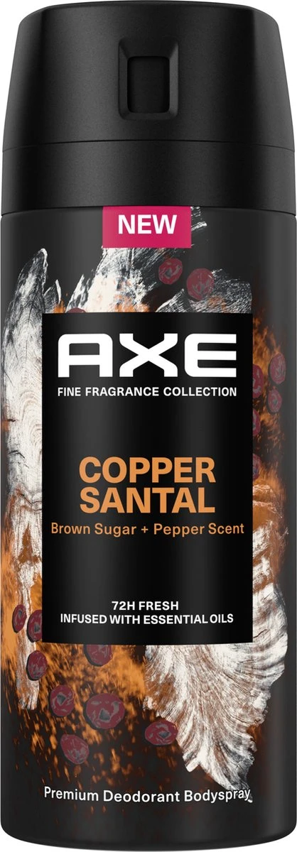 AXE Fine Fragrance Collection Copper Santal Premium Deodorant Bodyspray 150 Ml 2 AXE Fine Fragrance Collection Copper Santal Premium Deodorant Bodyspray 150 Ml - Afbeelding 2