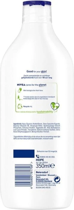 NIVEA Naturally Good Bio Aloë Vera Bodylotion - 350 Ml -Verzorgings Producten Winkel 425x1200 1