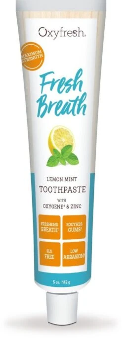 Oxyfresh Lemon Mint Tandpasta - 150 Ml -Verzorgings Producten Winkel 435x1200 1