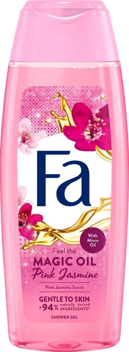 Fa Magic Oil Pink Jasmine Douchegel 6x 250ml - Grootverpakking 2 Fa Magic Oil Pink Jasmine Douchegel 6x 250ml - Grootverpakking - Afbeelding 2