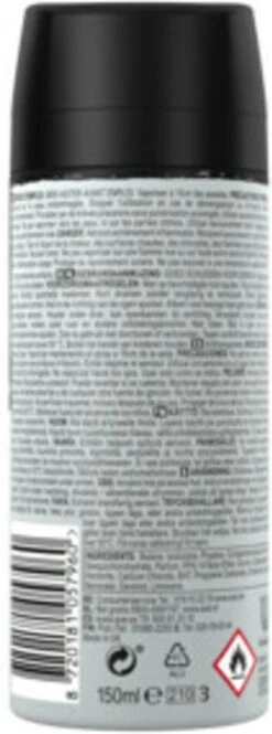 Axe Black Anti-transpirant Spray - 6 X 150 Ml - Voordeelverpakking 17 Axe Black Anti-transpirant Spray - 6 X 150 Ml - Voordeelverpakking -Verzorgings Producten Winkel 446x1200 4