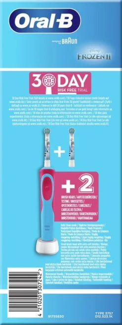 Oral B Oral-B Vitality Frozen - Elektrische Tandenborstel Voor Kinderen - 1 Handvat En 2 Opzetborstels 23 Oral B Oral-B Vitality Frozen - Elektrische Tandenborstel Voor Kinderen - 1 Handvat En 2 Opzetborstels -Verzorgings Producten Winkel 452x1200 7