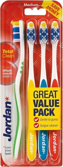 Jordan - Total Clean Tandenborstels Medium - 4 Stuks 10 Jordan - Total Clean Tandenborstels Medium - 4 Stuks -Verzorgings Producten Winkel 455x1200 4