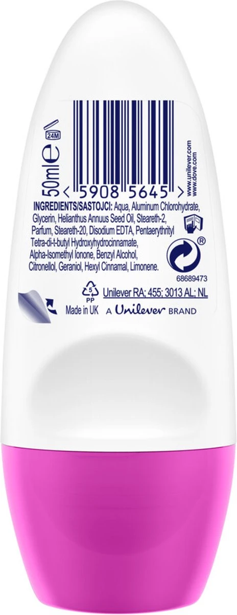 Dove Go Fresh Açaí Berry & Waterlily Anti-Transpirant Deodorant Roller - 6 X 50 Ml - Voordeelverpakking 10 Dove Go Fresh Açaí Berry & Waterlily Anti-Transpirant Deodorant Roller - 6 X 50 Ml - Voordeelverpakking - Afbeelding 10