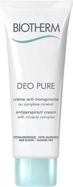 Biotherm Deo Pure Anti-transpirant Creme - Deodorant - 75 Ml