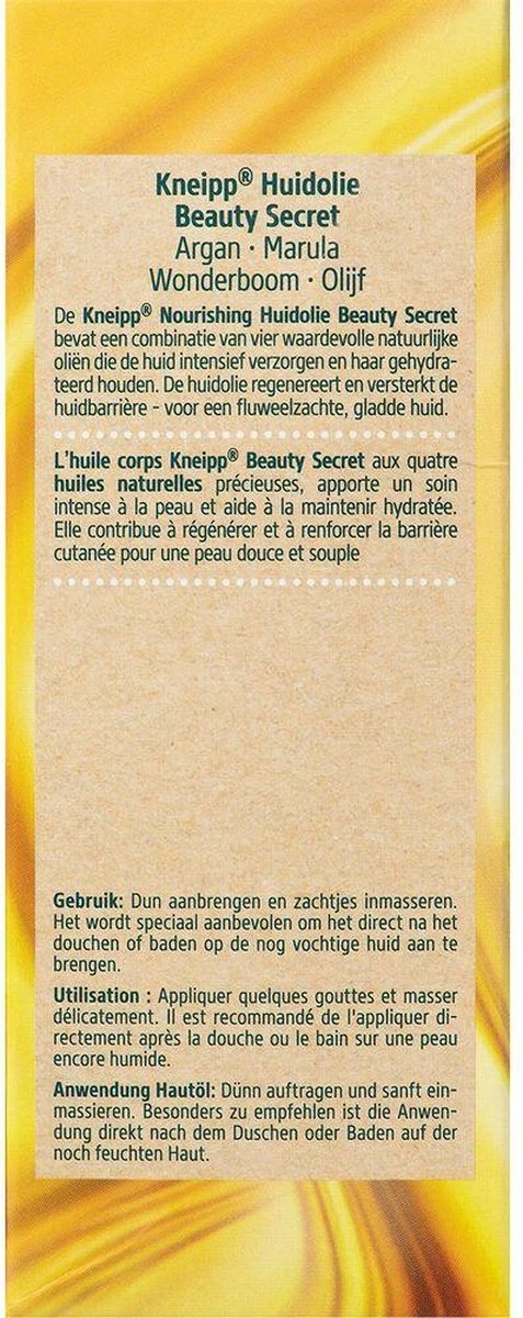 Kneipp Beauty Secret - Huidolie 2 Kneipp Beauty Secret - Huidolie - Afbeelding 2