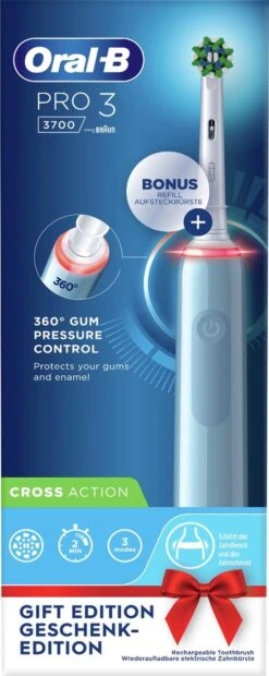 Oral B Oral-B PRO 3 3700 Elektrische Tandenborstel Blauw 20 Oral B Oral-B PRO 3 3700 Elektrische Tandenborstel Blauw -Verzorgings Producten Winkel 478x1200 8