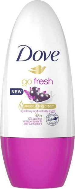Dove Go Fresh Açaí Berry & Waterlily Anti-Transpirant Deodorant Roller - 6 X 50 Ml - Voordeelverpakking 17 Dove Go Fresh Açaí Berry & Waterlily Anti-Transpirant Deodorant Roller - 6 X 50 Ml - Voordeelverpakking -Verzorgings Producten Winkel 479x1200 5