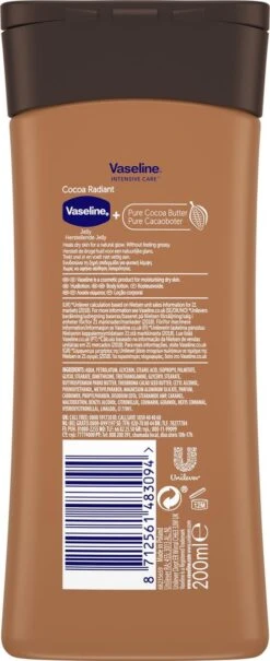 Vaseline® Vaseline Cocoa Radiant Intensive Care Bodylotion - 200 Ml -Verzorgings Producten Winkel 490x1200 3