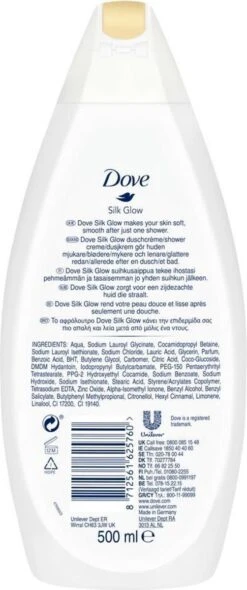 Dove Silk Douchegel - 6 X 500ml - Voordeelverpakking -Verzorgings Producten Winkel 502x1200 4