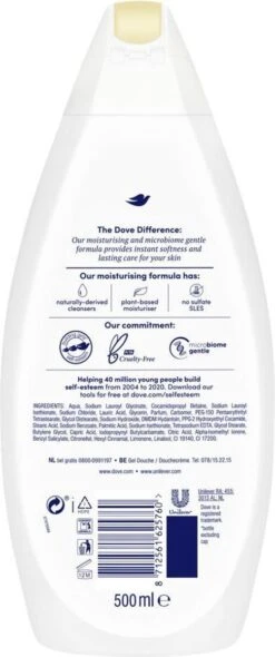 Dove Silk Douchegel - 6 X 500ml - Voordeelverpakking -Verzorgings Producten Winkel 502x1200 5
