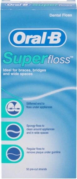 Oral B Oral-B Superfloss - 50 Stuks - Flosdraad -Verzorgings Producten Winkel 519x1200 7