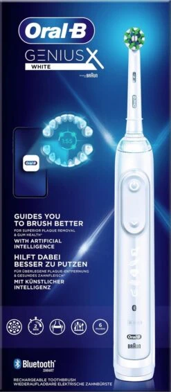 Oral B Oral-B Genius X - Wit - Elektrische Tandenborstel - Ontworpen Door Braun - 1 Handvat En 1 Opzetborstel -Verzorgings Producten Winkel 524x1200 5