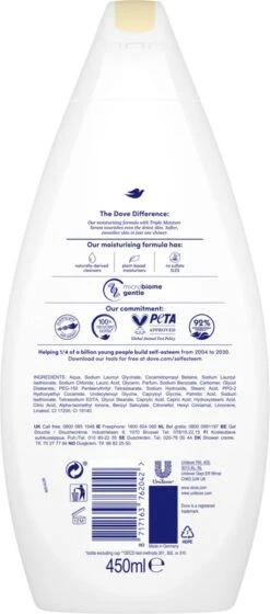 Dove Nourishing Silk Douchegel - 6 X 450 Ml - Voordeelverpakking -Verzorgings Producten Winkel 529x1200