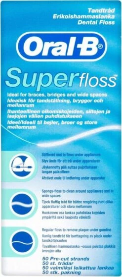 Oral B Oral-B Superfloss - 50 Stuks - Flosdraad -Verzorgings Producten Winkel 530x1200 7