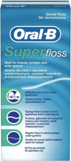 Oral B Oral-B Superfloss - 50 Stuks - Flosdraad -Verzorgings Producten Winkel 530x1200 8