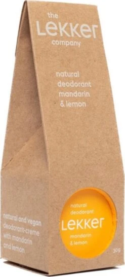 The Lekker Company Deodorant - Mandarijn & Citroen - 30 ML -Verzorgings Producten Winkel 543x1200 1