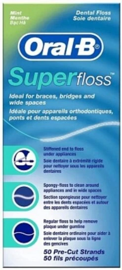 Oral B Oral-B Superfloss - 50 Stuks - Flosdraad -Verzorgings Producten Winkel 544x1200 1